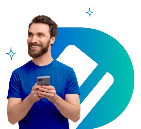 Persona solicitando préstamo